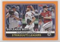 League Leaders - Max Scherzer, Jacob deGrom, Stephen Strasburg