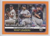 League Leaders - Shane Bieber, Justin Verlander, Gerrit Cole