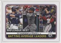 League Leaders - Ketel Marte, Anthony Rendon, Christian Yelich