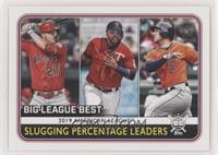 League Leaders - Alex Bregman, Nelson Cruz, Mike Trout