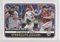 League Leaders - Max Scherzer, Jacob deGrom, Stephen Strasburg