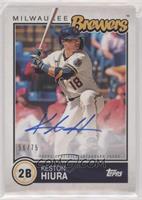 Keston Hiura #/75