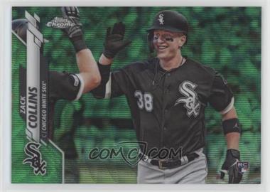 2020 Topps Chrome - [Base] - Green Wave Refractor #87 - Zack Collins /99