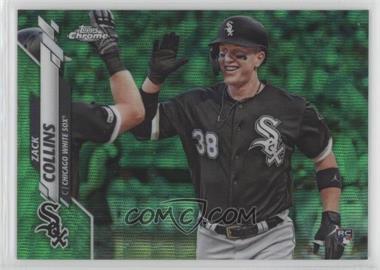 2020 Topps Chrome - [Base] - Green Wave Refractor #87 - Zack Collins /99