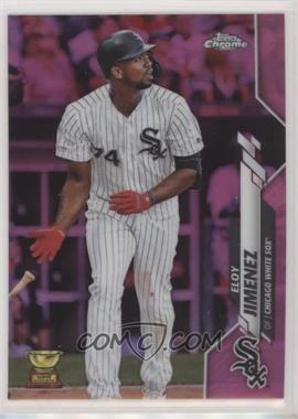 2020 Topps Chrome - [Base] - Pink Refractor #134 - Eloy Jimenez