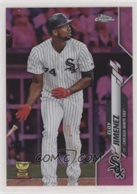 2020 Topps Chrome - [Base] - Pink Refractor #134 - Eloy Jimenez