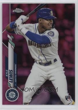 2020 Topps Chrome - [Base] - Pink Refractor #186 - Kyle Lewis