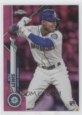 2020 Topps Chrome - [Base] - Pink Refractor #186 - Kyle Lewis