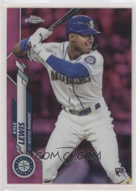 2020 Topps Chrome - [Base] - Pink Refractor #186 - Kyle Lewis