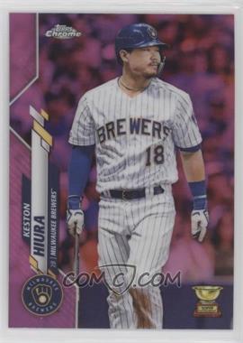 2020 Topps Chrome - [Base] - Pink Refractor #25 - Keston Hiura