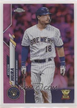 2020 Topps Chrome - [Base] - Pink Refractor #25 - Keston Hiura