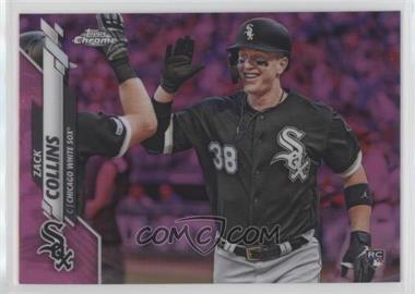 2020 Topps Chrome - [Base] - Pink Refractor #87 - Zack Collins