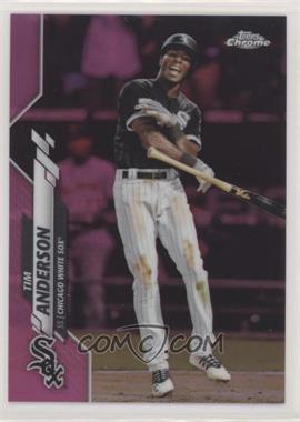 2020 Topps Chrome - [Base] - Pink Refractor #90 - Tim Anderson