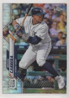 2020 Topps Chrome - [Base] - Prism Refractor #6 - Miguel Cabrera