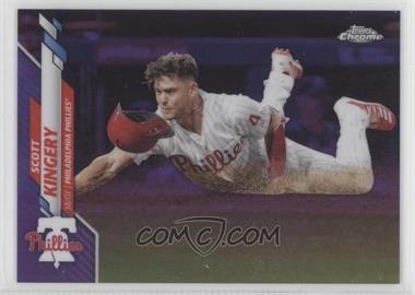 2020 Topps Chrome - [Base] - Purple Refractor #64 - Scott Kingery /299