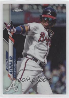 2020 Topps Chrome - [Base] - Refractor #112 - Ronald Acuña Jr.