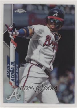 2020 Topps Chrome - [Base] - Refractor #112 - Ronald Acuña Jr.