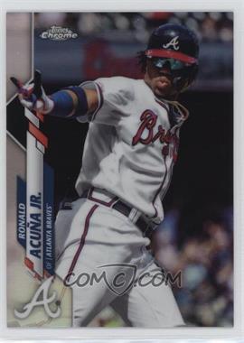 2020 Topps Chrome - [Base] - Refractor #112 - Ronald Acuña Jr.