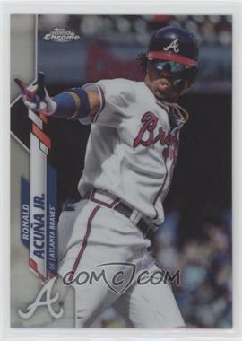 2020 Topps Chrome - [Base] - Refractor #112 - Ronald Acuña Jr.