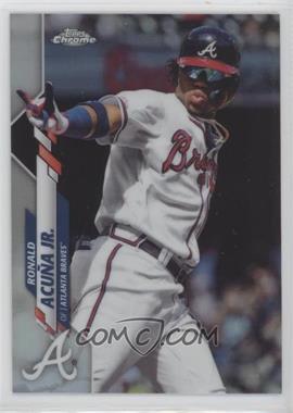 2020 Topps Chrome - [Base] - Refractor #112 - Ronald Acuña Jr.