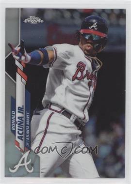 2020 Topps Chrome - [Base] - Refractor #112 - Ronald Acuña Jr.