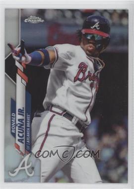 2020 Topps Chrome - [Base] - Refractor #112 - Ronald Acuña Jr.