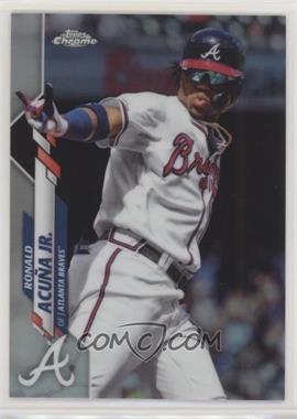 2020 Topps Chrome - [Base] - Refractor #112 - Ronald Acuña Jr.