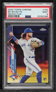 2020 Topps Chrome - [Base] - Refractor #150 - Bo Bichette [PSA 9 MINT]