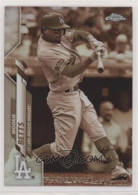 2020 Topps Chrome - [Base] - Sepia Refractor #100 - Mookie Betts