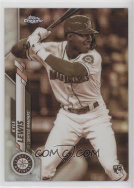 2020 Topps Chrome - [Base] - Sepia Refractor #186 - Kyle Lewis