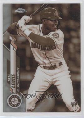 2020 Topps Chrome - [Base] - Sepia Refractor #186 - Kyle Lewis