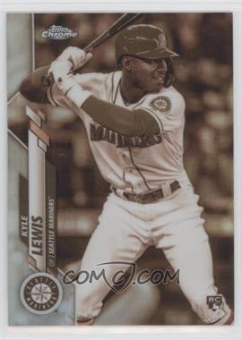 2020 Topps Chrome - [Base] - Sepia Refractor #186 - Kyle Lewis