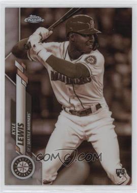 2020 Topps Chrome - [Base] - Sepia Refractor #186 - Kyle Lewis