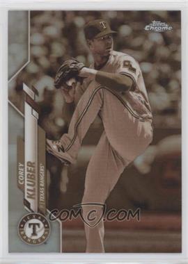 2020 Topps Chrome - [Base] - Sepia Refractor #41 - Corey Kluber