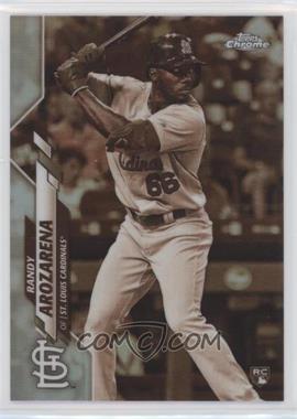 2020 Topps Chrome - [Base] - Sepia Refractor #49 - Randy Arozarena