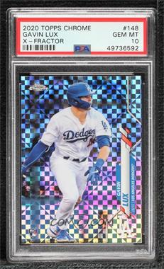 2020 Topps Chrome - [Base] - X-Fractor #148 - Gavin Lux [PSA 10 GEM MT]