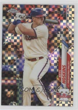 2020 Topps Chrome - [Base] - X-Fractor #184 - Rhys Hoskins