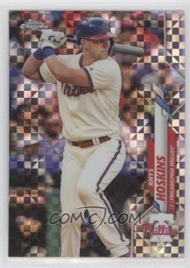 2020 Topps Chrome - [Base] - X-Fractor #184 - Rhys Hoskins