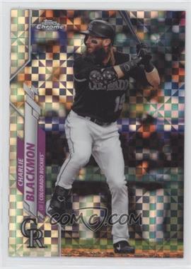 2020 Topps Chrome - [Base] - X-Fractor #73 - Charlie Blackmon