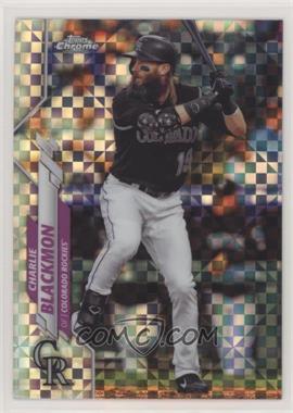 2020 Topps Chrome - [Base] - X-Fractor #73 - Charlie Blackmon