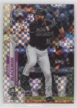 2020 Topps Chrome - [Base] - X-Fractor #73 - Charlie Blackmon