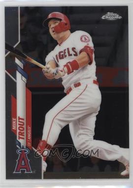 2020 Topps Chrome - [Base] #1.1 - Mike Trout (White Jersey)