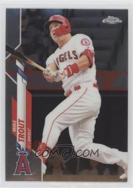 2020 Topps Chrome - [Base] #1.1 - Mike Trout (White Jersey)