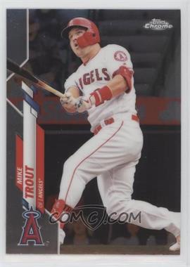 2020 Topps Chrome - [Base] #1.1 - Mike Trout (White Jersey)