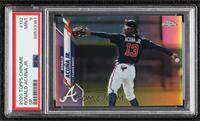 SP Photo Variation - Ronald Acuña Jr. (Dark Blue Jersey) [PSA 9 MINT]