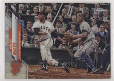 2020 Topps Chrome - [Base] #157.2 - SSP Legend Variation - Willie Mays