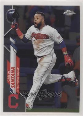 2020 Topps Chrome - [Base] #165 - Carlos Santana