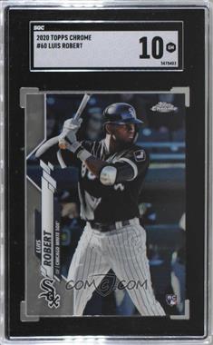 2020 Topps Chrome - [Base] #60.1 - Luis Robert (Batting) [SGC 10 GEM]