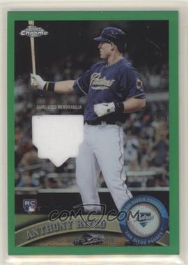 2020 Topps Chrome - Retro Rookie Relics - Green Refractor #RRCR-AR - Anthony Rizzo /99