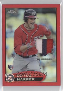 2020 Topps Chrome - Retro Rookie Relics - Red Refractor #RRCR-BH - Bryce Harper /5
